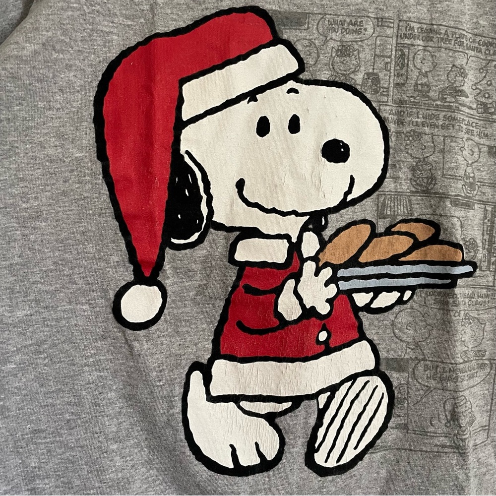 Santa Snoopy T shirt